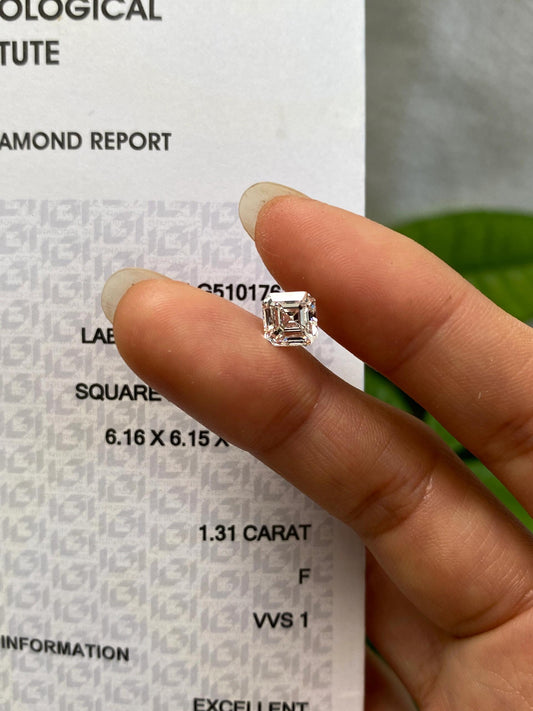 1.31 ct F / VVS1 Lab-Grown Diamond just 715 usd