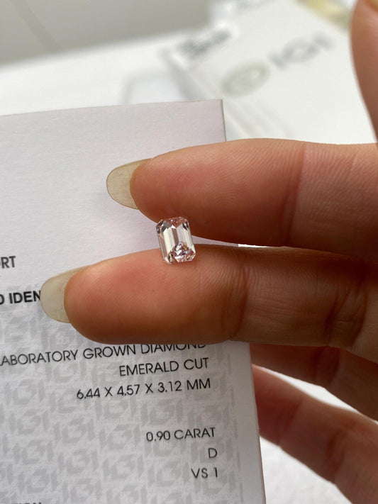 0.90 ct D / VS1 Lab-Grown Diamond 488 usd