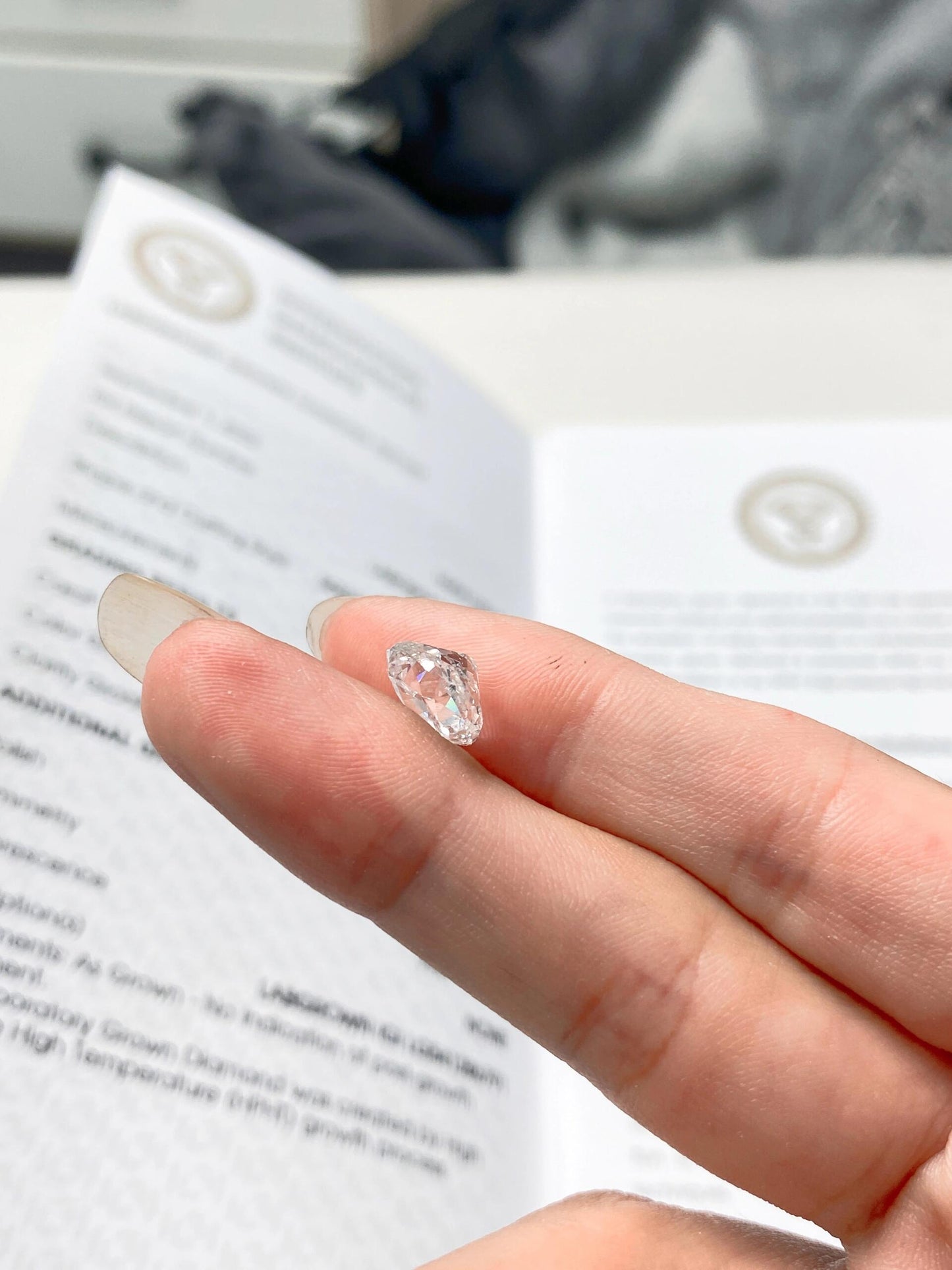 3.00 ct  Lab-Grown Diamond ·just 1415usd