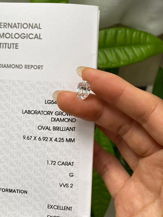 1.72 ct G / VVS2 Lab-Grown Diamond just 1115 usd
