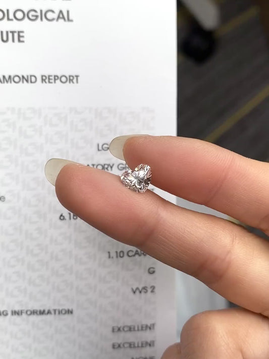 1.10 ct G / VVS2 Lab-Grown Diamond just 475 usd
