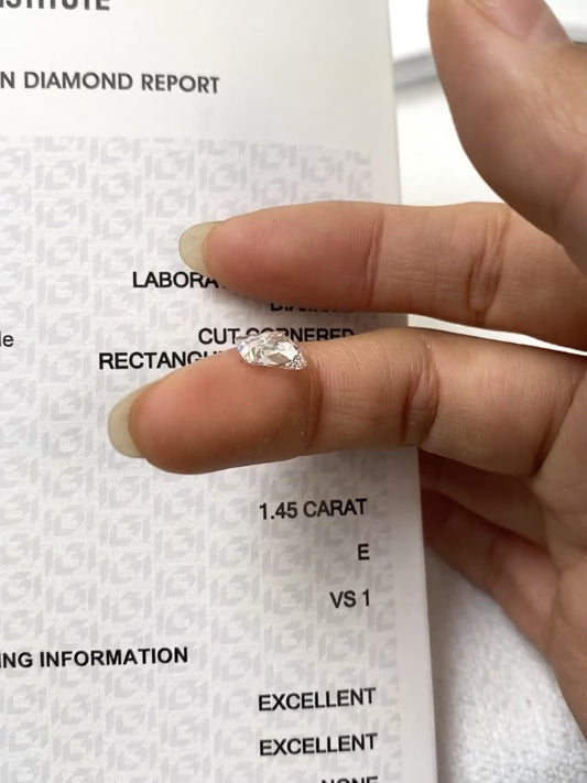 1.45 ct E / VS1 Lab-Grown Diamond just 858 usd