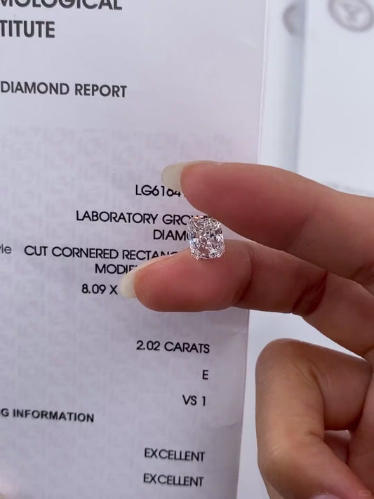 2.02 ct E / VS1 Lab-Grown Diamond just 638 usd
