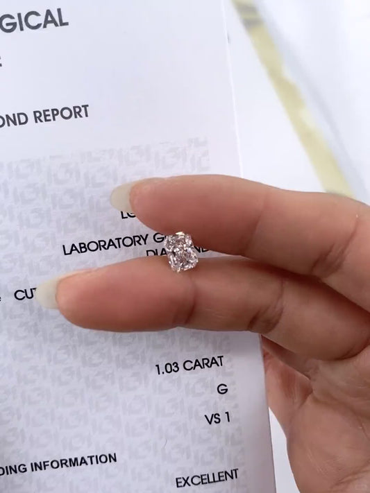 1.03 ct G / VS1 Lab-Grown Diamond just 575 usd