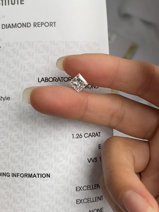 1.26 ct E / VVS1 Lab-Grown Diamond 830 usd