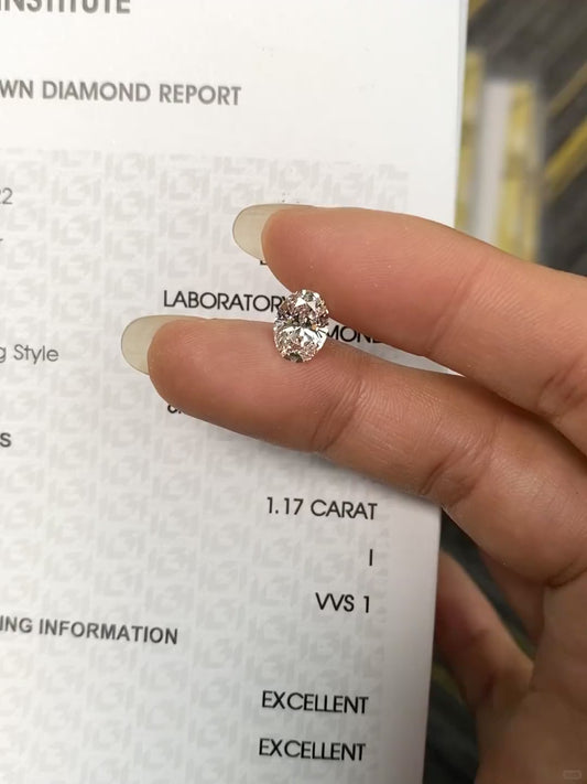 1.17 ct I / VVS1 Lab-Grown Diamond 500 usd