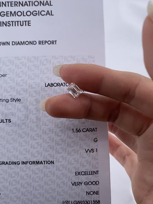 1.56 ct G / VVS1 Lab-Grown Diamond just 788 usd