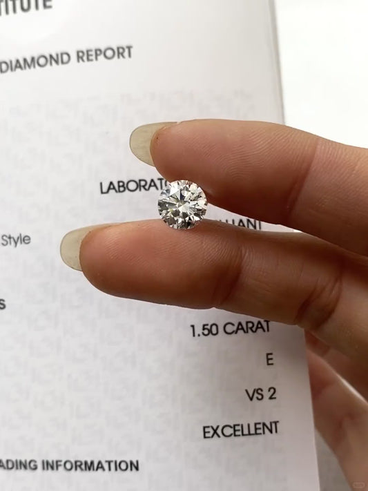 1.50 ct E / VS Lab-Grown Diamond 688 usd