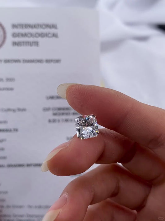 3.00 ct D / VS1 Lab-Grown Diamond (EX / EX) 1715 USD