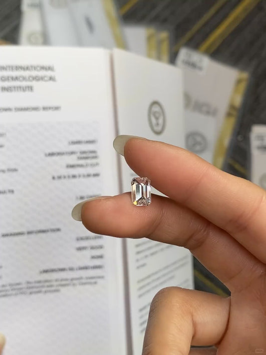 1.00 ct D / VS2 Lab-Grown Diamond just 500 usd